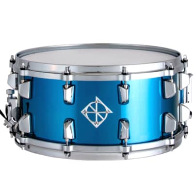 Dixon Blue Titanium 6.5″ x 14″ Snare Drum 2023 - Blue Titanium image 1