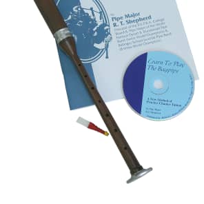 Roosebeck BAGL-BC Bagpipe Practice Chanter Sheesham Book and CD