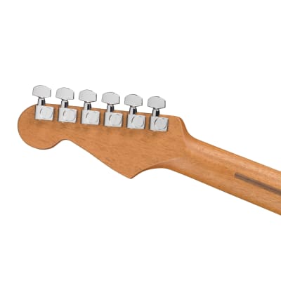 Fender American Acoustasonic Strat Guitar, Ebony Fretboard, Dakota Red (B-STOCK) image 6