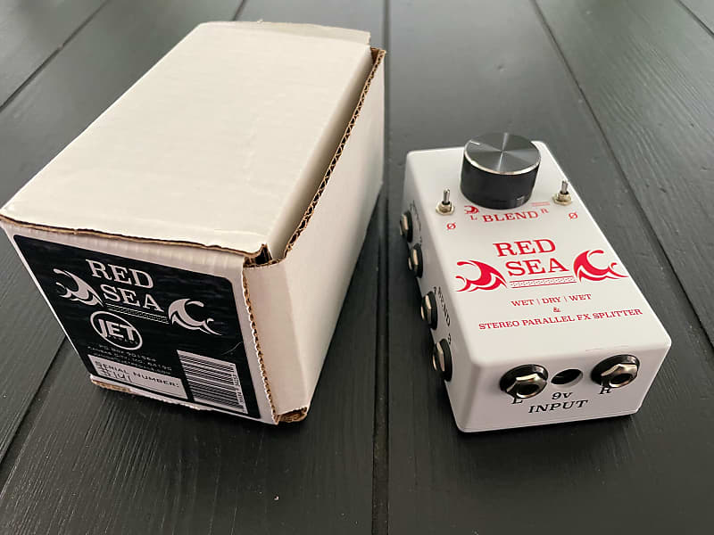 Jet Pedals Red Sea 2023 THE Stereo Blender for Your FX Reverb