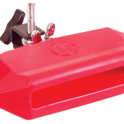 LP Latin Percussion Jam Block Low With Mounting Bracket Red image 1
