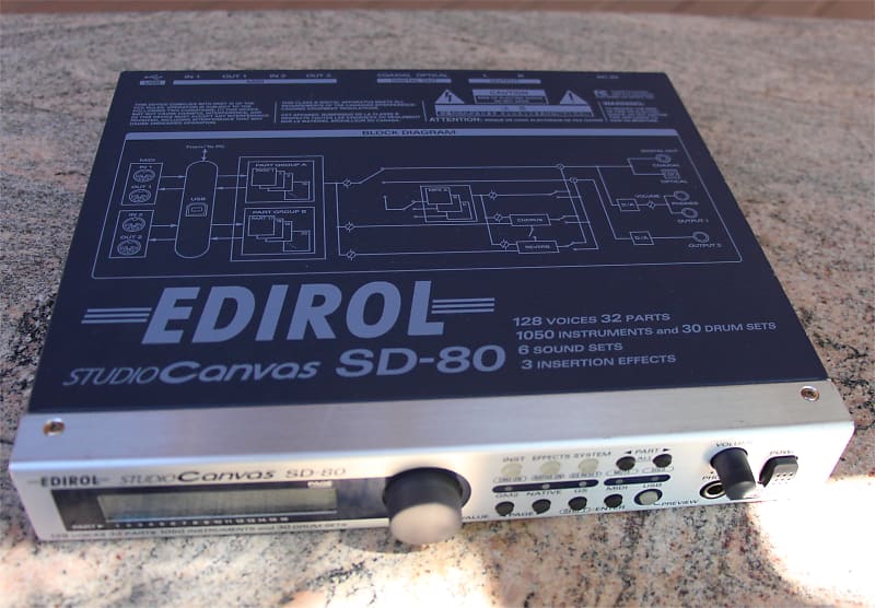 Roland Edirol Studio Canvas SD-80, 128 Voice Polyphony, USB | Reverb