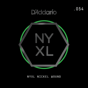 D'Addario NYXL Nickel Wound Electric Guitar Single String .054