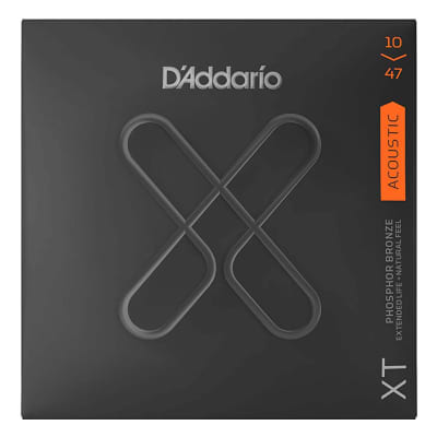 D'Addario XT Phosphor Bronze Acoustic Guitar Strings, Extra Light, 10-47 image 1