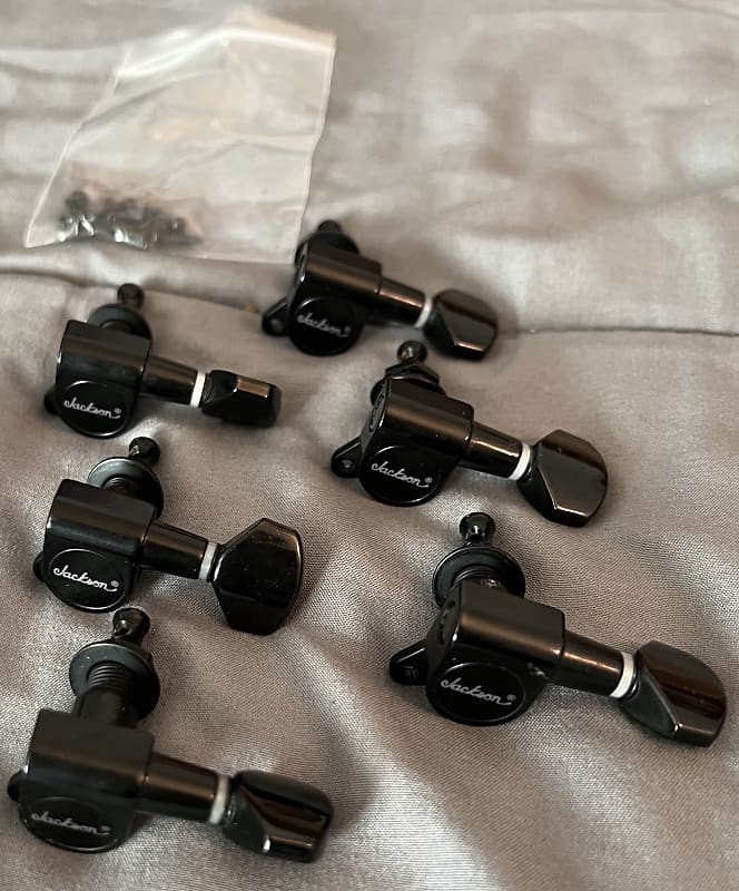 Jackson tuners black Reverb