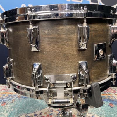 Tama - 14x8" Super Star Snare Drum, Cast Hoops 1980's - Refinished, Grey image 12