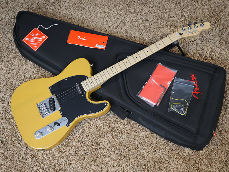 Video! 2019 Fender Tenor Tele Butterscotch Blonde w/ Gig Bag image 1