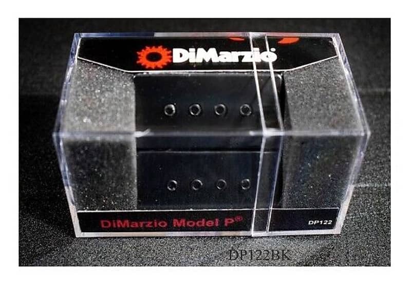 New DiMarzio DP122 Model P Split Coil Precision Bass Pickup DP122 Black image 1