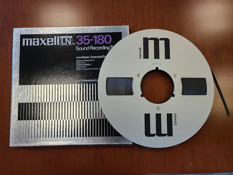 Maxell UD 35-180 Sound Recording Tape for 1/4 Reel to