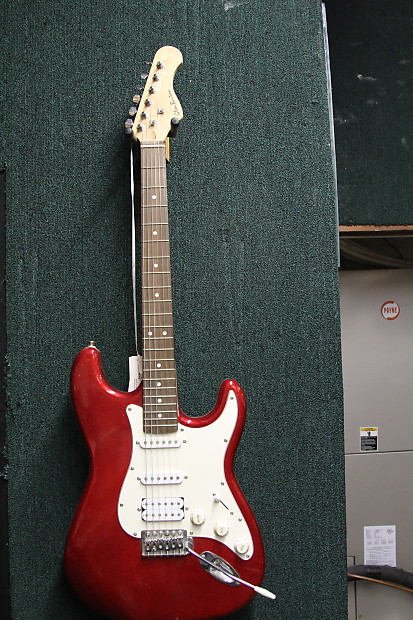 Glen Burton Stratocaster Red Sparkle