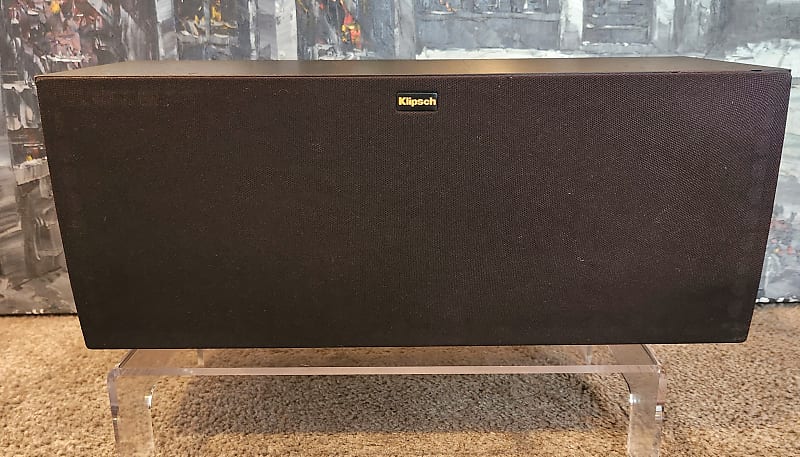 Klipsch Klipsch Reference R-25C center channel speaker 90s  - Black veneer  			