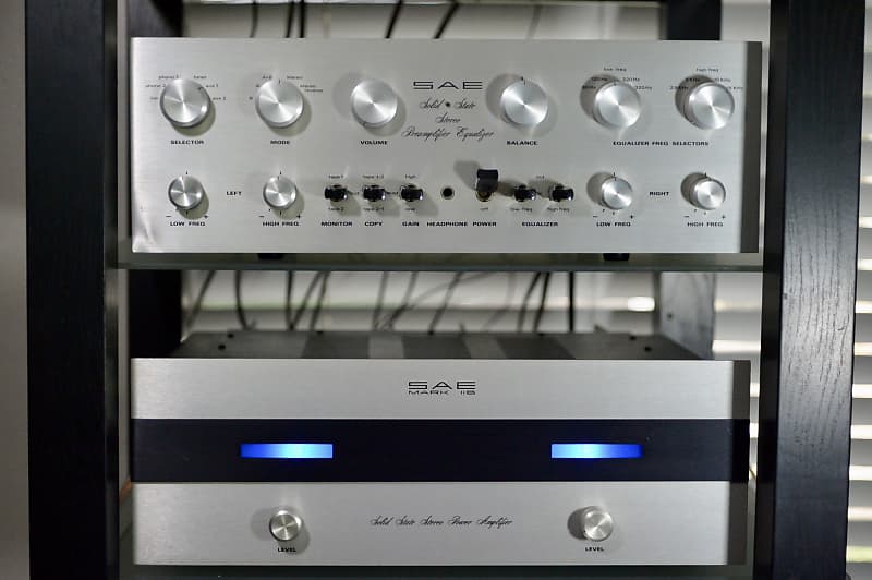SAE Mark I Preamp Equalizer + II Power Amp Set Reverb