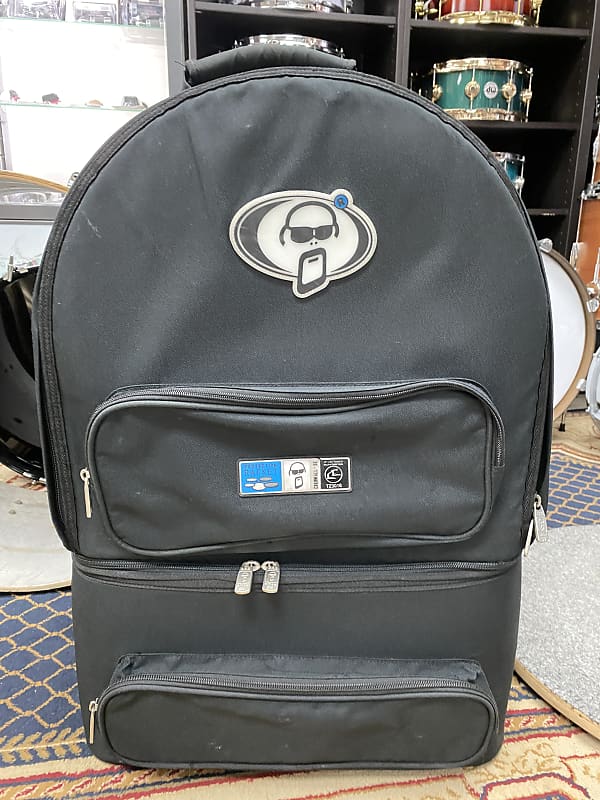 Protection Racket Snare & Bass Drum Pedal Backpack Case  14 x 6.5 in. Black image 1