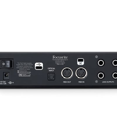 Focusrite Clarett 2Pre USB 10-In/4-Out Audio Interface image 3