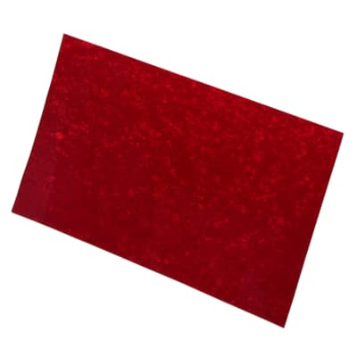 4Ply Red Pearl Electric Guitar Bass Pickguard Sheet Blank Material 11.5x17 inch image 3