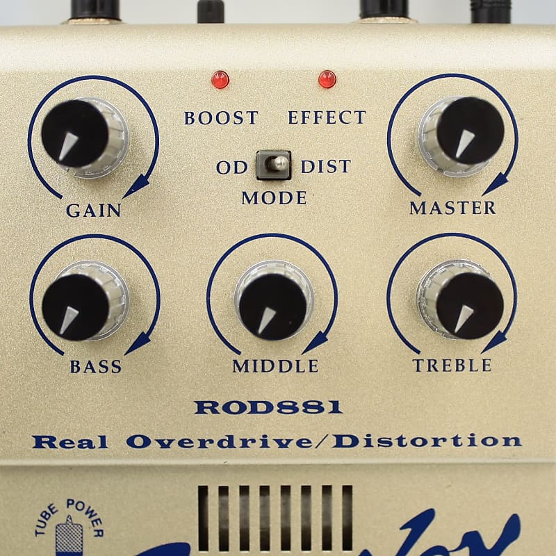 Maxon ROD881 Real Tube Overdrive/ Distortion With Adapter Made in Japan  Guitar Effect Pedal 966HS162