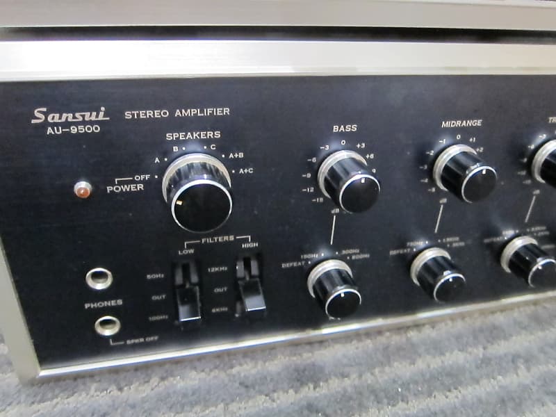 Vintage Sansui AU-9500 + TU-9500 Amp + Tuner, Top Line, Ex Vintage Sansui AU-9500 + TU-9500 Amp + Tuner, Top Line, Ex