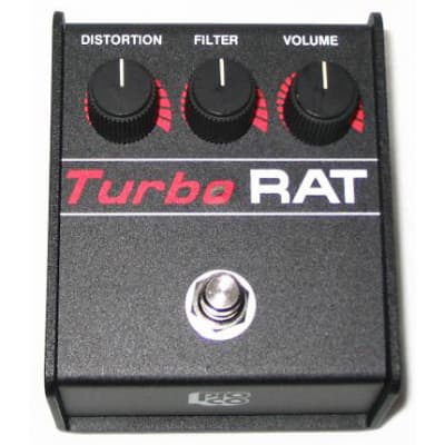 ProCo Turbo Rat Vintage Distortion LM308 1990 Black | Reverb