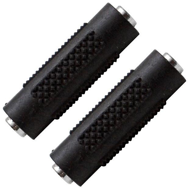 Seismic Audio SAPT120-2PACK 1/8" Female to 1/8" Female Cable Coupler Adapters (Pair) image 1
