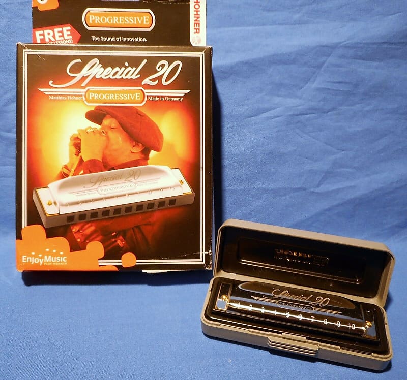 Hohner 560PBXEb Progressive Series 560 Special 20 Harmonica Reverb