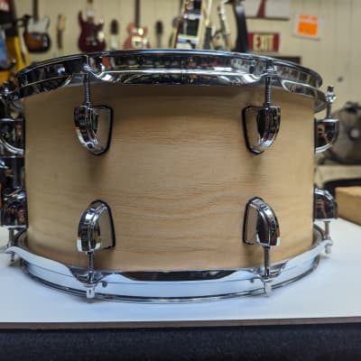 NEW! Premier Artist Series 7 X 13" Natural Lacquer Birch Shell Snare Drum - Amazing Value! - Top Notch Tight Tone! image 5