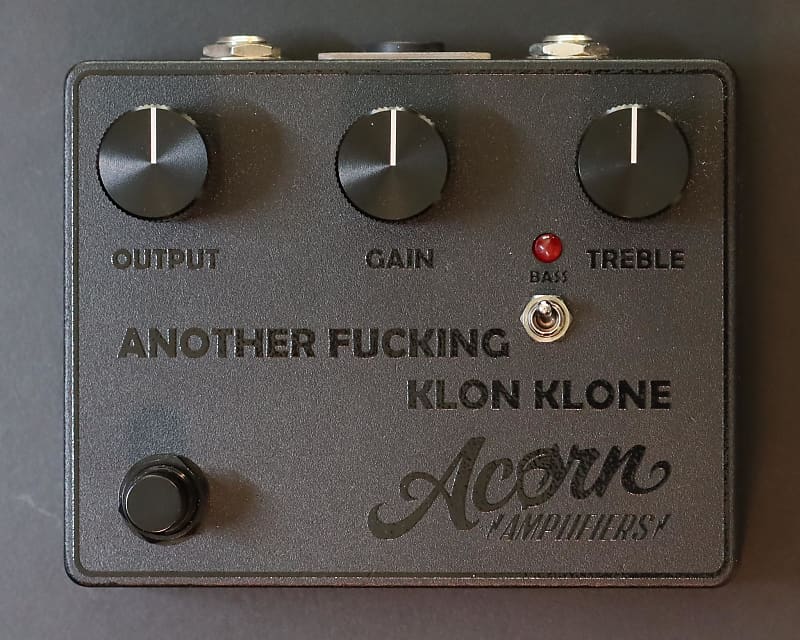 Acorn Amplifiers Another Fking Klon Klone 2022 Black Reverb