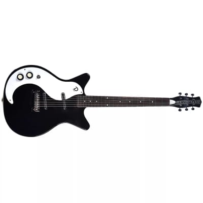 Danelectro 59M NOS+ Left-Handed Guitar - Black image 3