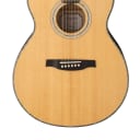 PRS SE Angeles AE55E Acoustic-Electric in Natural with Black Gold Burst Back