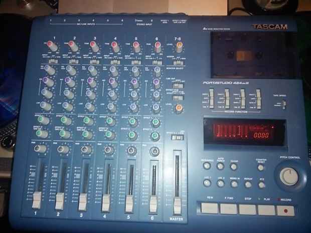 Tascam Portastudio 424 mkIII Blue | Reverb
