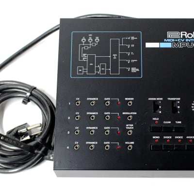 通電OK！ROLAND MPU-101 MIDI-CV INTERFACE MATRIXSYNTH: ROLAND MPU-101 MIDI-CV INTERFACE