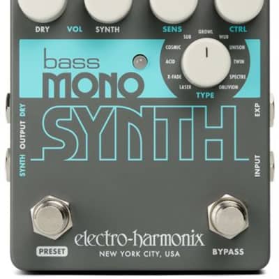 Electro Harmonix Bass Mono Synth Pedal | Reverb