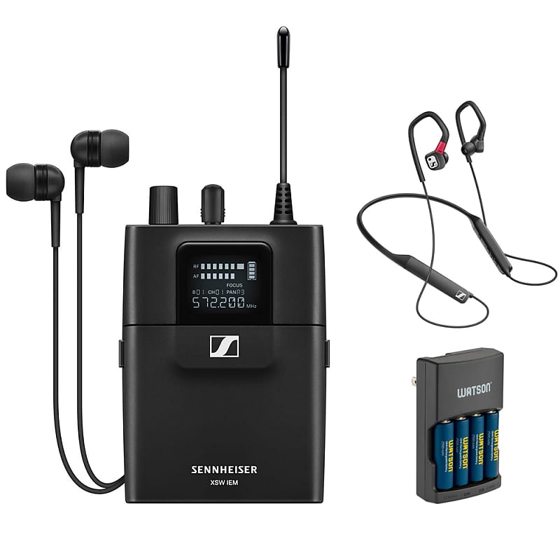 Sennheiser XSW IEM EK Stereo Bodypack Wireless Receiver with IE 4