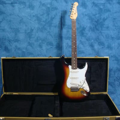 WR Custom Strat Korina Wood Guitar 3 Color Sunburst 2014 image 8