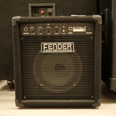 ベース Fender bass amp rumble 15 Fender Rumble 15 1x8 15W Bass Combo Amp | Guitar Center