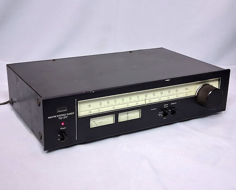 Sansui TU-317 AM/FM Stereo Tuner - 1978 - Black