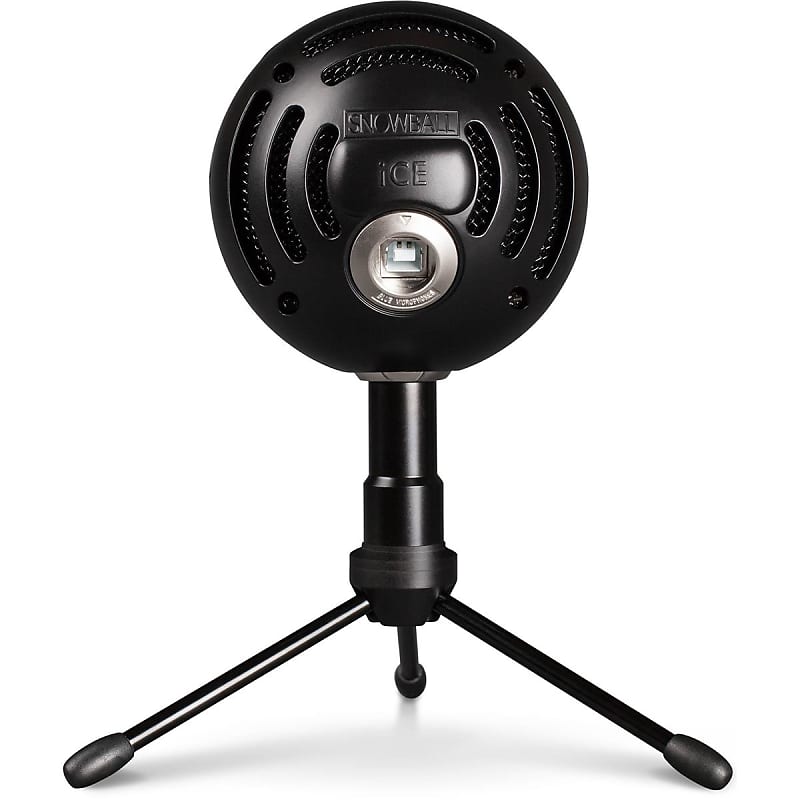 Blue Microphones Snowball Ice USB Condenser Microphone, Black