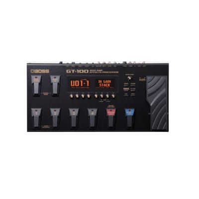 Reverb.com listing, price, conditions, and images for boss-gt-100-amp-effects-processor