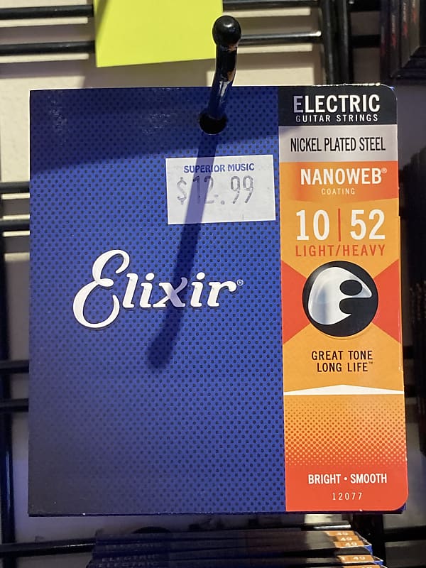 Elixir Nanoweb 10/52 2023 - Nickel plated steel | Reverb