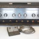 1965 Silvertone Model 1484 Twin Twelve Amplifier Head • 60w • Rare Footswitch