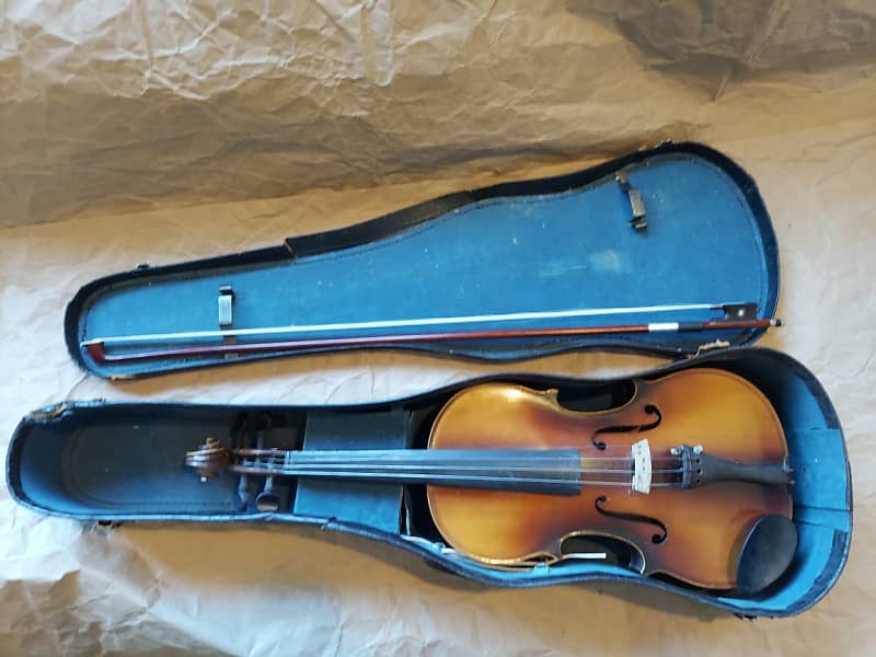 Karl Beck Stradivarius size 4/4 violin, Germany, Vintage, Lacquered Wood image 1