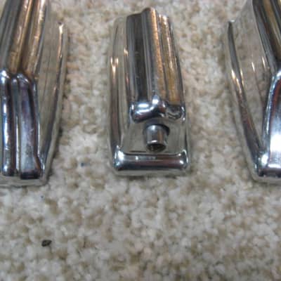 Rogers 8 Bass Drum Lugs 60's - 70's chrome image 3