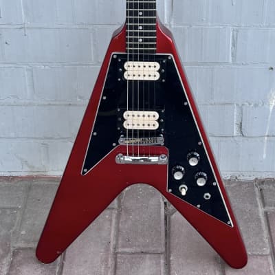 Early 1970s Greco FV-500 Flying V Cherry Red (Matsumoku Pre
