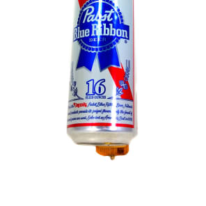 Pabst Blue Ribbon Beer Can Canjo - Limited Edition with Antique Reclaimed Wood Neck image 5