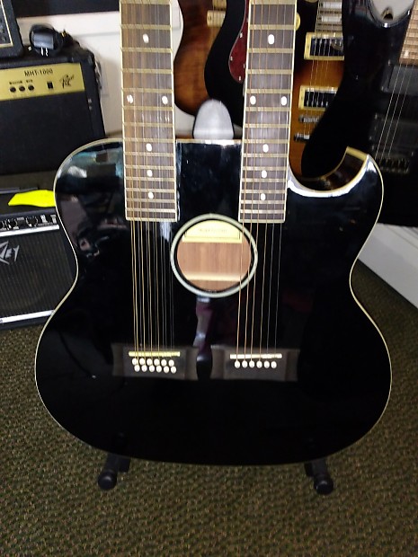 Ktone double neck acoustic guitar sale