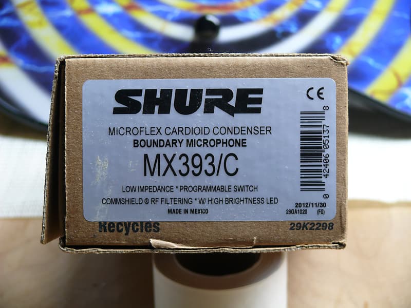 Shure MX393/C Boundary Microphone image 1