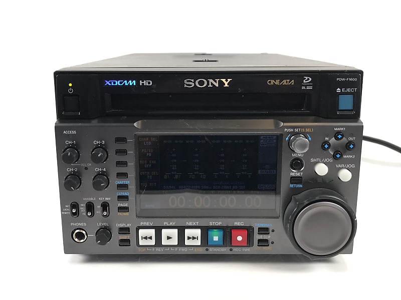 Sony PDW-F1600 HD Professional Disc Recorder (Low Hours)