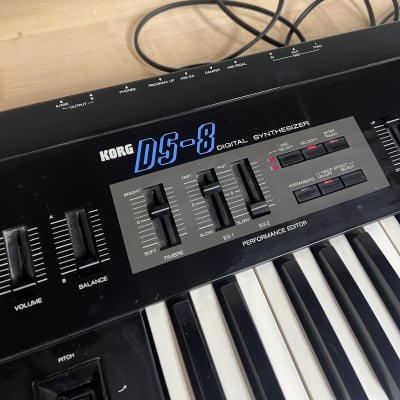 Korg DS-8 FM Synth 61 Key 1987 - Black