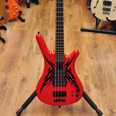 Warwick Corvette $$ Special Edition Tribal Red & Black image 2