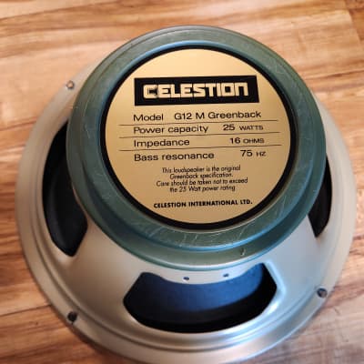 Celestion Greenback G12M made in England | Reverb