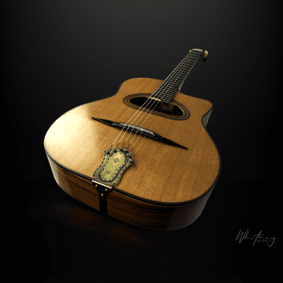 Whitney ‘Vagabond’ Grande Bouche Gypsy Guitar Selmer-style image 6